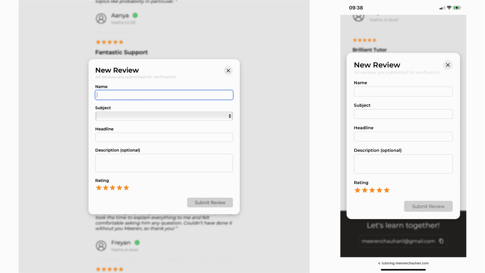 Modal examples