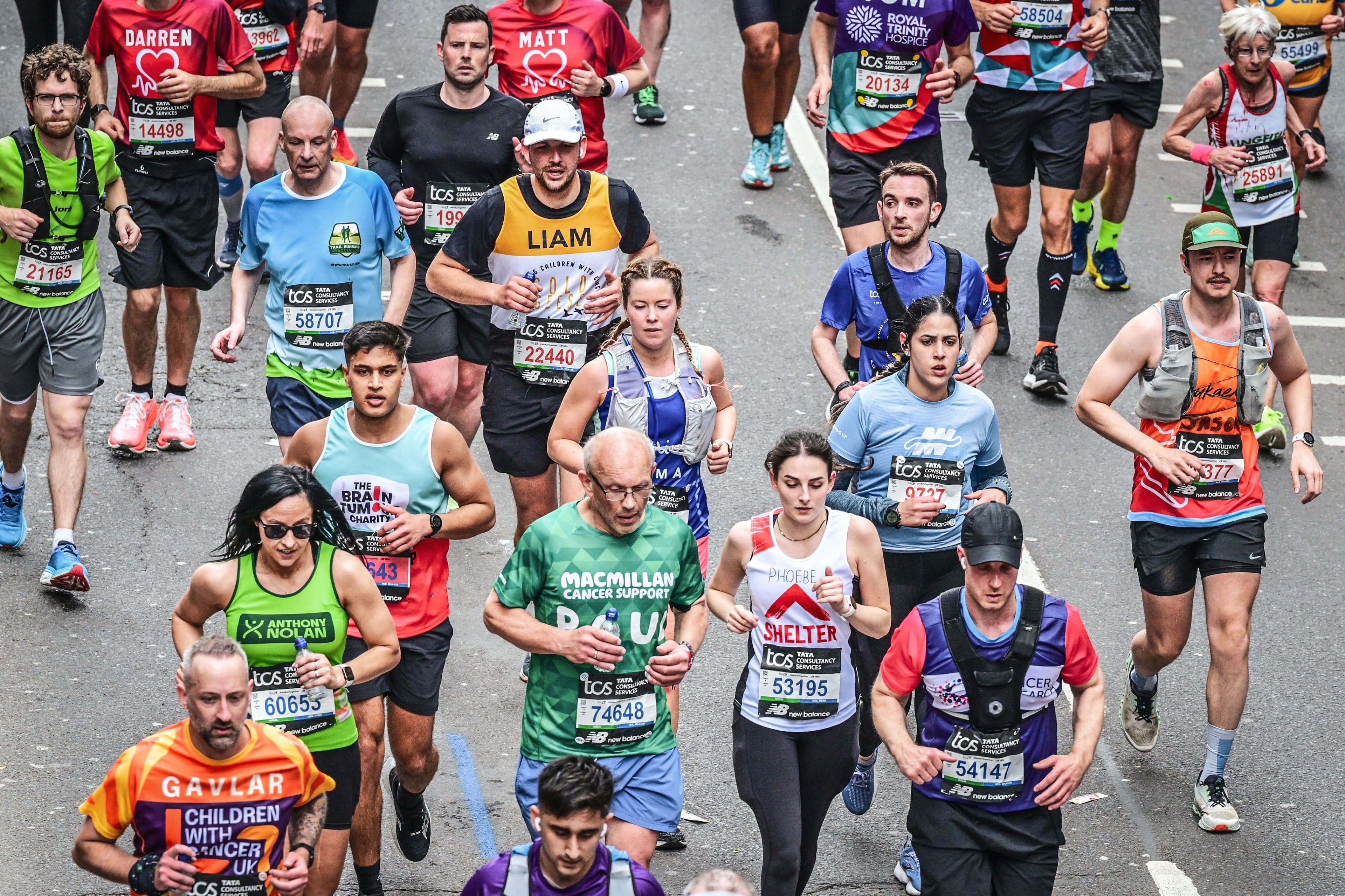 London Marathon Runners Hero